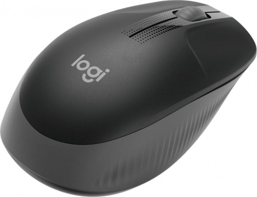 Мышь Logitech M190 темно-серый/серый оптическая (1000dpi) беспроводная USB для ноутбука (2but) фото 4