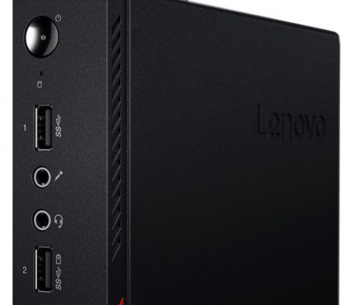 ПК Lenovo ThinkCentre M715q slim A6 Pro 8570E (3)/4Gb/500Gb 7.2k/R5/noOS/GbitEth/WiFi/BT/клавиатура/мышь/черный фото 8