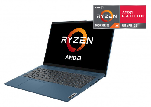 Ноутбук Lenovo IdeaPad 5 15ARE05 Ryzen 3 4300U/8Gb/SSD256Gb/AMD Radeon/15.6"/IPS/FHD (1920x1080)/noOS/blue/WiFi/BT/Cam