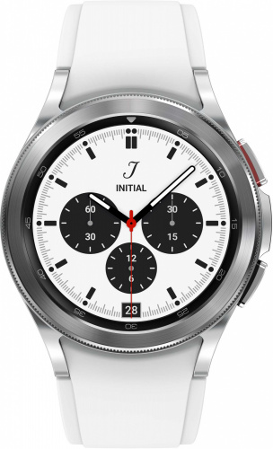 Смарт-часы Samsung Galaxy Watch 4 Classic 42мм 1.2" Super AMOLED серебристый (SM-R880NZSACIS) фото 3