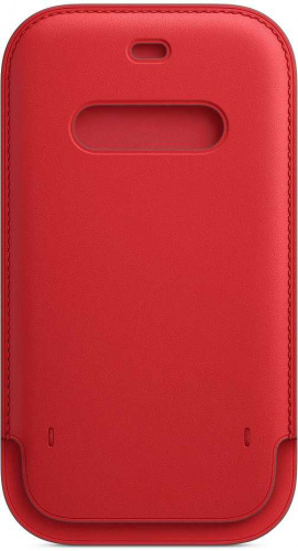Чехол (футляр) Apple для Apple iPhone 12/12 Pro Leather Sleeve with MagSafe красный (MHYE3ZE/A) фото 3