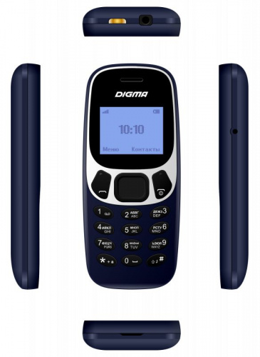 Мобильный телефон Digma Linx A105N 2G 32Mb темно-синий моноблок 1Sim 1.44" 68x96 GSM900/1800 фото 4