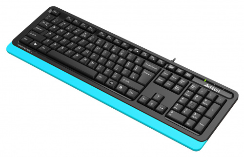 Клавиатура A4Tech Fstyler FKS10 черный/синий USB фото 6