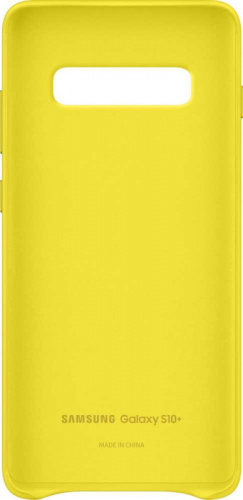 Чехол (клип-кейс) Samsung для Samsung Galaxy S10+ Leather Cover желтый (EF-VG975LYEGRU) фото 3