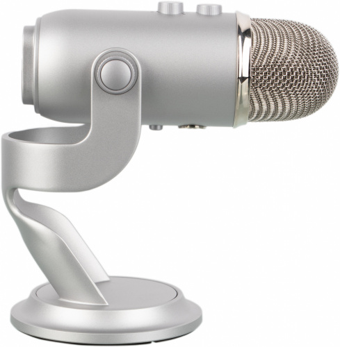 Микрофон проводной Blue Yeti серебристый фото 24