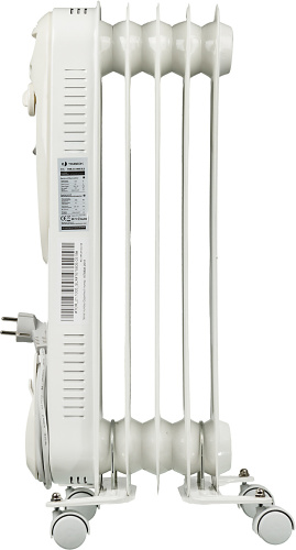 Радиатор масляный Timberk TOR 21.1005 SLX 1000Вт белый фото 3