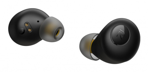 Гарнитура вкладыши Realme Buds Q RMA215 черный беспроводные bluetooth в ушной раковине (4812229) фото 4