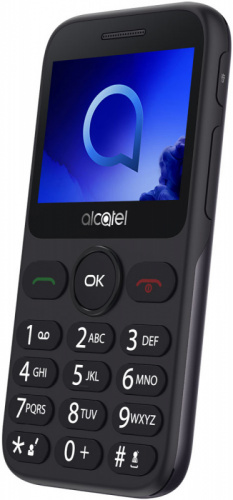 Мобильный телефон Alcatel 2019G серый моноблок 1Sim 2.4" 240x320 Thread-X 2Mpix GSM900/1800 GSM1900 FM microSD max32Gb