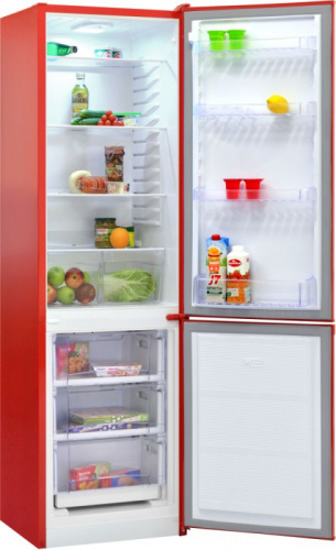 Холодильник Nordfrost NRB 110NF 832 красный (двухкамерный) фото 2