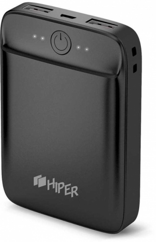 Мобильный аккумулятор Hiper SL10000 Li-Ion 10000mAh 2.1A+2.1A черный 2xUSB фото 4