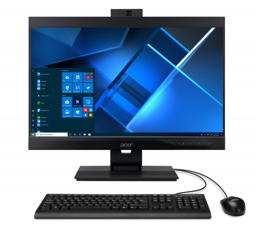 Моноблок Acer Veriton Z4870G 23.8" Full HD i5 10500 (3.1) 8Gb SSD256Gb UHDG 630 DVDRW CR Endless GbitEth WiFi BT 135W клавиатура мышь Cam черный 1920x1080 фото 8