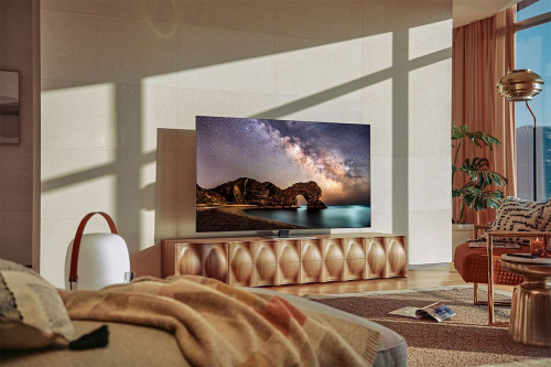 Телевизор QLED Samsung 85" QE85QN85AAUXRU Q серебристый/Ultra HD/120Hz/DVB-T2/DVB-C/DVB-S2/USB/WiFi/Smart TV (RUS) фото 3