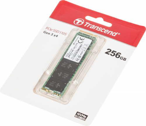 Накопитель SSD Transcend PCIe 3.0 x4 256GB TS256GMTE110S M.2 2280 фото 6