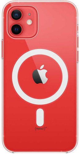 Чехол (клип-кейс) Apple для Apple iPhone 12/12 Pro Clear Case with MagSafe прозрачный (MHLM3ZE/A) фото 9
