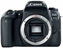 Зеркальный Фотоаппарат Canon EOS 77D черный 24.2Mpix 3" 1080p Full HD SDXC Li-ion