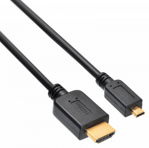 Кабель аудио-видео Buro HDMI 1.4 HDMI (m)/Micro HDMI (m) 5м. черный (MICROHDMI-5M) фото 3