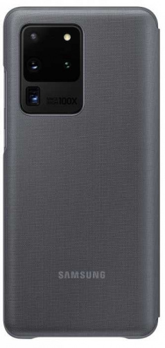 Чехол (флип-кейс) Samsung для Samsung Galaxy S20 Ultra Smart LED View Cover серый (EF-NG988PJEGRU) фото 2