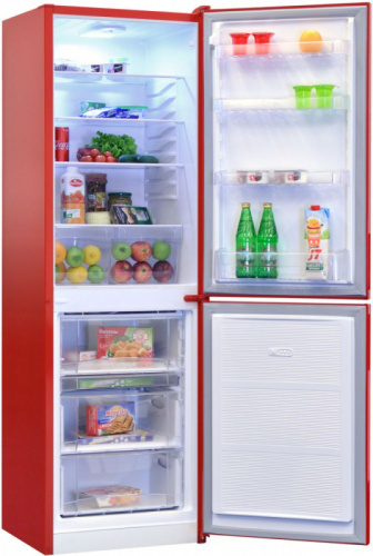 Холодильник Nordfrost NRG 119 842 красное стекло (двухкамерный) фото 2