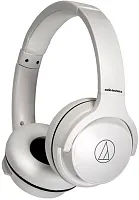 Гарнитура накладные Audio-Technica ATH-S220BTWH белый беспроводные bluetooth оголовье (80001628)
