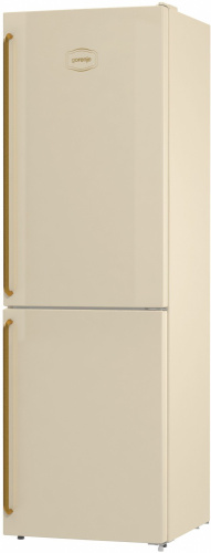 Холодильник Gorenje NRK6192CLI бежевый (двухкамерный) фото 4