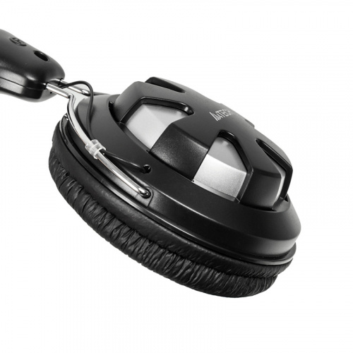 Наушники с микрофоном A4Tech HS-28 серебристый/черный 2.2м накладные оголовье (HS-28 (SILVER BLACK)) фото 7