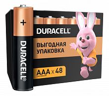 Батарея Duracell Basic CN LR03-48BL MN2400 AAA (48шт) коробка