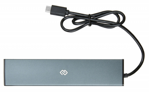 Разветвитель USB-C Digma HUB-7U3.0-UC-G 7порт. серый фото 6