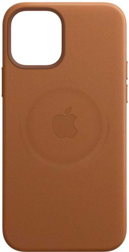 Чехол (клип-кейс) Apple для Apple iPhone 12 mini Leather Case with MagSafe золотисто-коричневый (MHK93ZE/A)