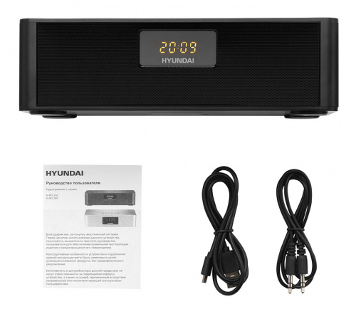 Радиобудильник Hyundai H-RCL340 черный LCD подсв:красная часы:цифровые FM фото 5