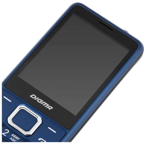 Мобильный телефон Digma LINX B280 32Mb темно-синий моноблок 2Sim 2.8" 240x320 0.08Mpix GSM900/1800 FM microSD max16Gb фото 6