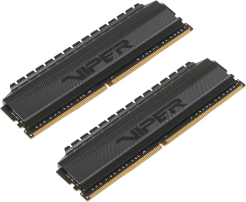 Память DDR4 2x8GB 3200MHz Patriot PVB416G320C6K Viper 4 Blackout RTL Gaming PC4-25600 CL16 DIMM 288-pin 1.35В dual rank с радиатором Ret фото 2
