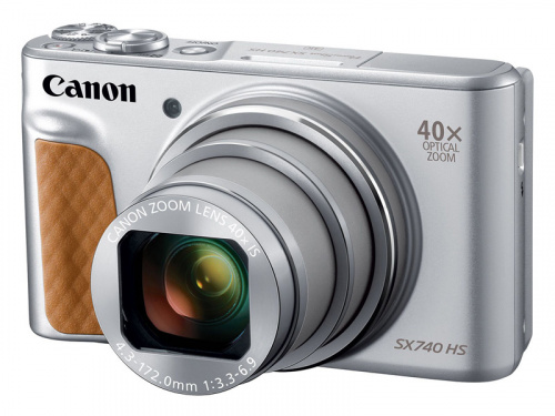 Фотоаппарат Canon PowerShot SX740HS серебристый 21.1Mpix Zoom40x 3" 4K SDXC/SD/SDHC CMOS 1x2.3 IS opt 1minF turLCD 10fr/s 30fr/s HDMI/WiFi/NB-13L фото 2