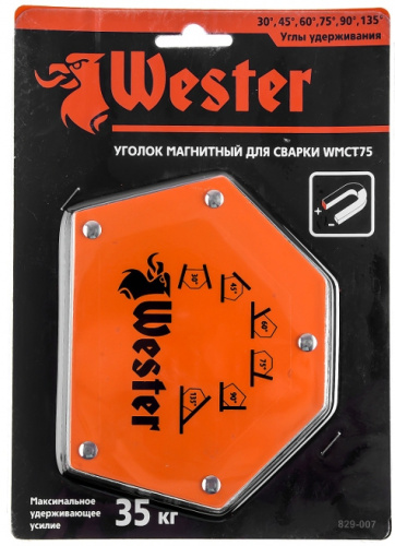 Магнитный угольник Wester WMCT75 (344442) фото 3