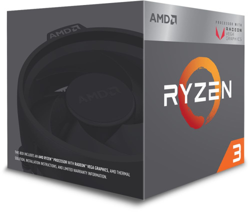 Процессор AMD Ryzen 3 2200G AM4 (YD2200C5FBBOX) (3.5GHz/Radeon Vega 8) Box фото 2