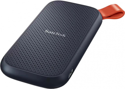 Накопитель SSD Sandisk USB-C 480Gb SDSSDE30-480G-G25 Portable 1.8" черный фото 2