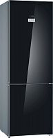 Холодильник Bosch KGN49SB3AR черный/стекло (двухкамерный)