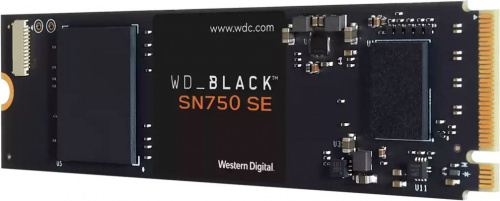 Накопитель SSD WD Original PCI-E 4.0 x4 500Gb WDS500G1B0E Black SN750 M.2 2280 фото 3
