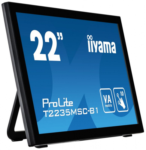 Монитор Iiyama 21.5" ProLite T2235MSC-B1 черный VA LED 5ms 16:9 DVI M/M матовая 3000:1 250cd 178гр/178гр 1920x1080 D-Sub DisplayPort FHD Touch 3.7кг фото 9