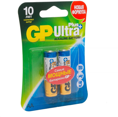 Батарея GP Ultra Plus Alkaline 15AUP LR6 AA (2шт) фото 5