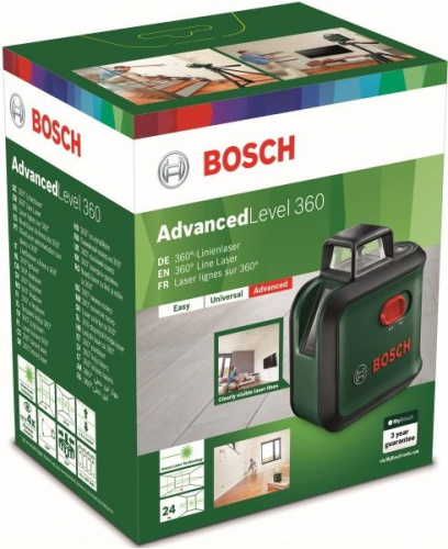 Лазерный нивелир Bosch AdvancedLevel 360 basic фото 3