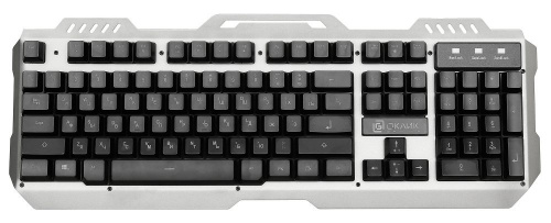 Клавиатура Oklick 790G IRON FORCE темно-серый/черный USB Multimedia LED фото 8