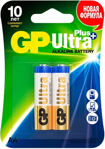 Батарея GP Ultra Plus Alkaline 15AUP LR6 AA (2шт) фото 4