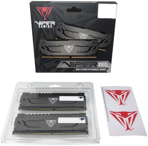 Память DDR4 2x8GB 4000MHz Patriot PVS416G400C6K Viper Steel RTL Gaming PC4-32000 CL16 DIMM 288-pin 1.45В single rank с радиатором Ret фото 3