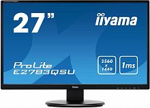 Монитор Iiyama 27" ProLite E2783QSU-B1 черный TN+film LED 1ms 16:9 DVI HDMI M/M матовая 350cd 170гр/160гр 2560x1440 DisplayPort USB 4.5кг