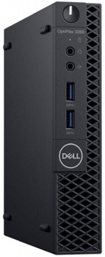 ПК Dell Optiplex 3060 Micro P G5400 (3.1)/4Gb/SSD128Gb/UHDG 610/Linux Ubuntu/GbitEth/65W/клавиатура/мышь/черный фото 3