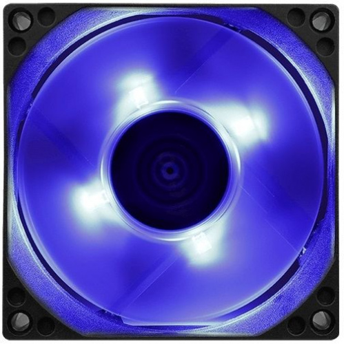 Вентилятор Aerocool Motion 8 Blue-3P 80x80mm 3-pin 25dB 90gr LED Ret фото 7