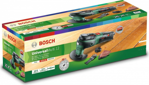 Многофункциональный инструмент Bosch UniversalMulti 12 зеленый/черный фото 7
