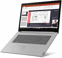 Ноутбук Lenovo IdeaPad L340-17IWL Core i7 8565U/8Gb/1Tb/SSD128Gb/Intel UHD Graphics 620/17.3"/TN/HD+ (1600x900)/Free DOS/grey/WiFi/BT/Cam