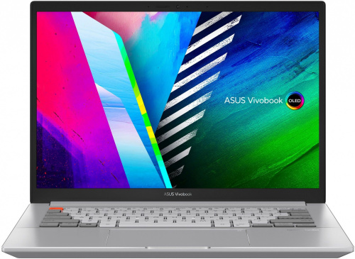 Ноутбук Asus Vivobook Pro 14X OLED N7400PC-KM011W Core i5 11300H 16Gb SSD512Gb NVIDIA GeForce RTX 3050 4Gb 14" OLED 2.8K (2880x1800) Windows 11 Home silver WiFi BT Cam