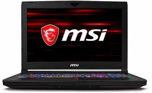 Ноутбук MSI GT63 Titan 9SG-054RU Core i9 9880H/32Gb/1Tb/SSD512Gb/nVidia GeForce RTX 2080 8Gb/15.6"/IPS/UHD (3840x2160)/Windows 10/black/WiFi/BT/Cam